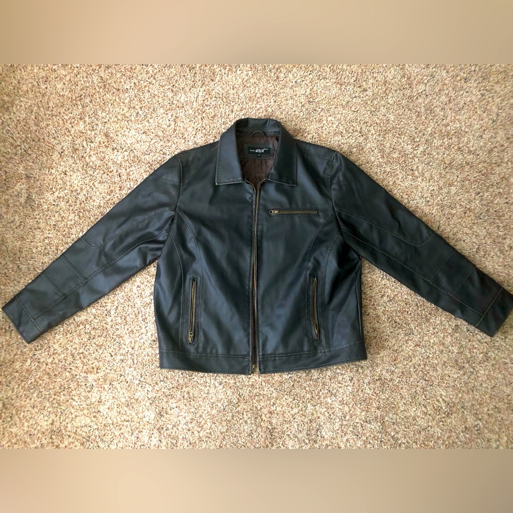 Black Rivet Leather Jacket